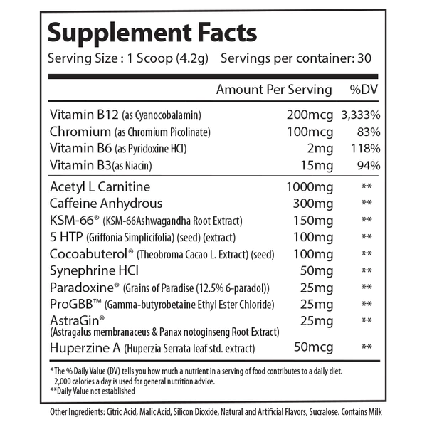 AS Cuts (thermogenic preworkout)