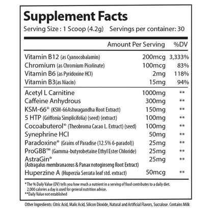 AS Cuts (thermogenic preworkout)